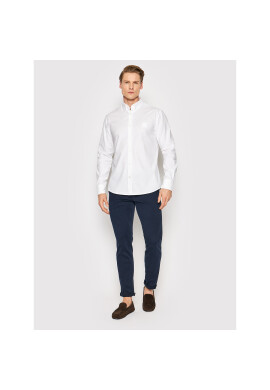Boss Риза Mabsoot_2 50467324 Бял Slim Fit - Pepit.bg