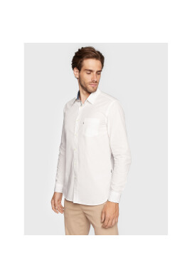 Boss Риза Roger_2P 50477827 Бял Slim Fit - Pepit.bg
