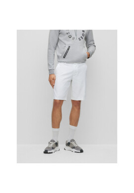 Boss Шорти от плат 50487535 Бял Slim Fit - Pepit.bg