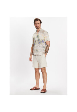 Boss Шорти от плат 50490563 Екрю Regular Fit - Pepit.bg
