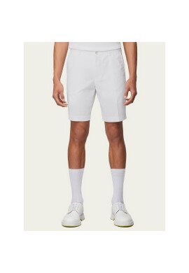 Boss Шорти от плат Slice 50440126 Бял Regular Fit - Pepit.bg
