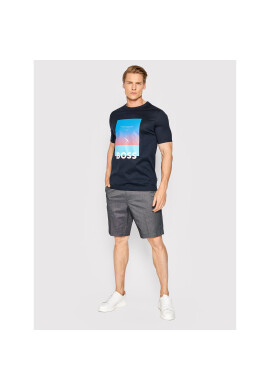 Boss Шорти от плат Slice 50468253 Сив Slim Fit - Pepit.bg