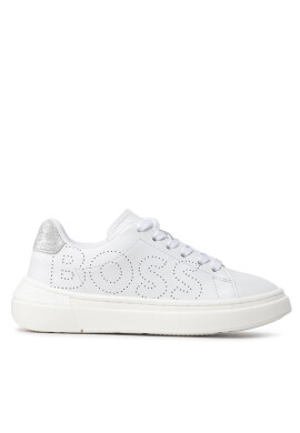 Boss Сникърси J19071 M Бял - Pepit.bg