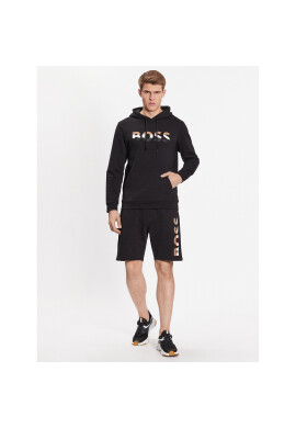 Boss Спортни шорти Iconic 50492354 Черен Regular Fit - Pepit.bg