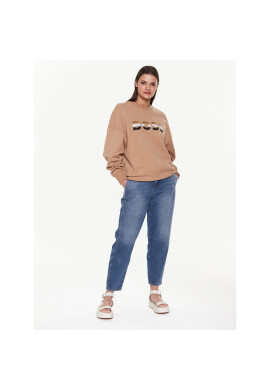 Boss Суитшърт Ecomy 50485251 Кафяв Oversize - Pepit.bg