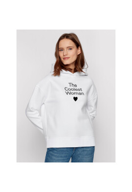 Boss Суитшърт Evalin_Vd 50452526 Бял Regular Fit - Pepit.bg