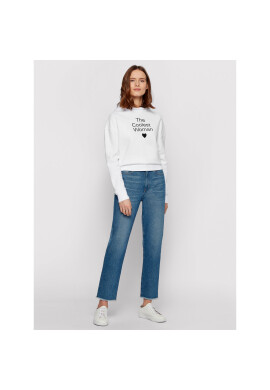Boss Суитшърт Evalin_Vd 50452526 Бял Regular Fit - Pepit.bg