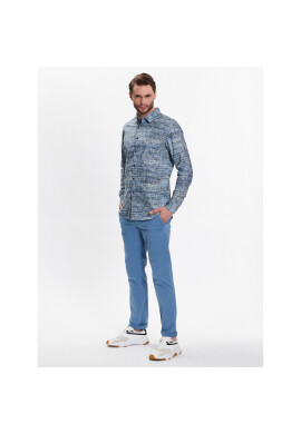 Boss Текстилни панталони Schino 50470813 Син Slim Fit - Pepit.bg