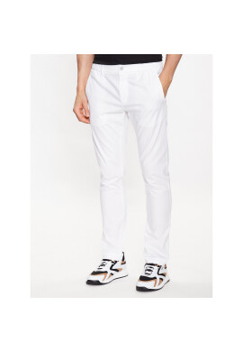 Boss Текстилни панталони 50486128 Бял Slim Fit - Pepit.bg