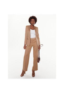Boss Текстилни панталони Tackea 50486277 Бежов Relaxed Fit - Pepit.bg