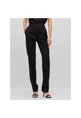 Boss Текстилни панталони 50490045 Черен Regular Fit - Pepit.bg