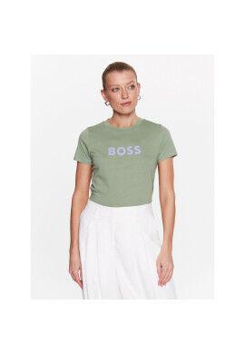 Boss Тишърт 50468356 Зелен Regular Fit - Pepit.bg