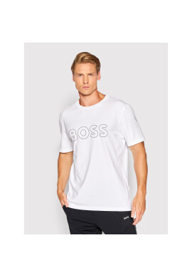 Boss Тишърт 50474232 Бял Regular Fit - Pepit.bg