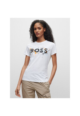 Boss Тишърт 50479981 Бежов Regular Fit - Pepit.bg