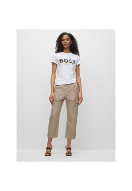 Boss Тишърт 50479981 Бежов Regular Fit - Pepit.bg