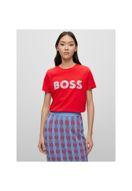Boss Тишърт 50479981 Червен Regular Fit - Pepit.bg