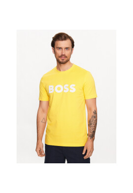 Boss Тишърт 50486200 Жълт Regular Fit - Pepit.bg