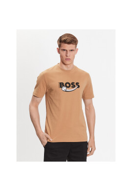 Boss Тишърт 50486205 Бежов Regular Fit - Pepit.bg