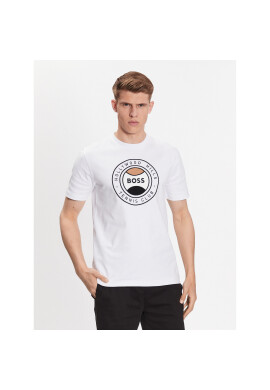 Boss Тишърт 50486205 Бял Regular Fit - Pepit.bg
