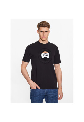 Boss Тишърт 50486205 Черен Regular Fit - Pepit.bg