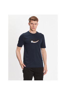 Boss Тишърт Tiburt 348 50486205 Тъмносин Regular Fit - Pepit.bg