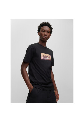 Boss Тишърт 50486210 Черен Slim Fit - Pepit.bg