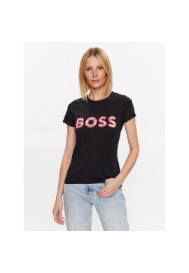 Boss Тишърт Logo 50489531 Черен Slim Fit - Pepit.bg