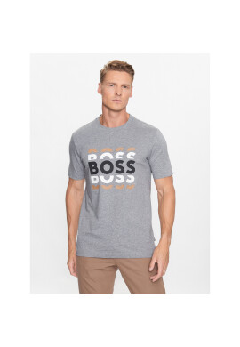 Boss Тишърт 50495735 Сив Regular Fit - Pepit.bg