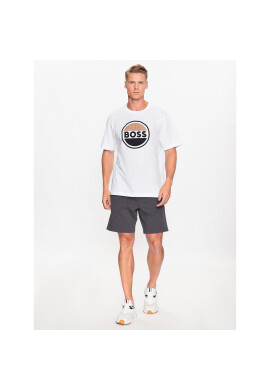 Boss Тишърт 50496223 Бял Regular Fit - Pepit.bg