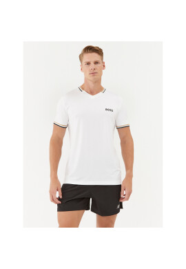 Boss Тишърт 50502859 Бял Slim Fit - Pepit.bg
