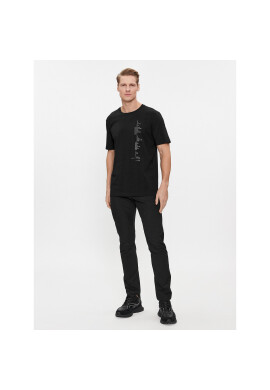 Boss Тишърт 50506340 Черен Regular Fit - Pepit.bg