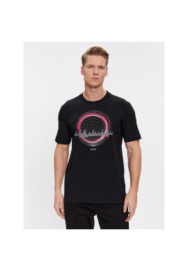 Boss Тишърт 50506372 Черен Regular Fit - Pepit.bg