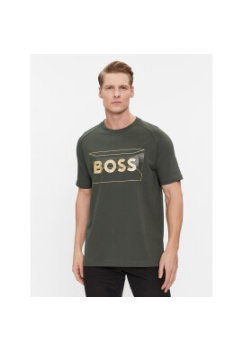 Boss Тишърт 50514527 Зелен Regular Fit - Pepit.bg