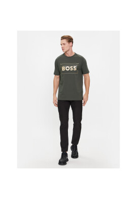 Boss Тишърт 50514527 Зелен Regular Fit - Pepit.bg