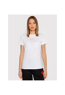 Boss Тишърт C_Eloga 50442515 Бял Regular Fit - Pepit.bg