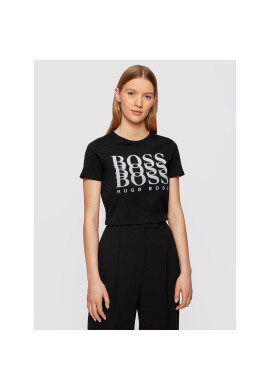 Boss Тишърт C_Eloga1 50448512 Черен Regular Fit - Pepit.bg