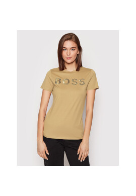 Boss Тишърт C_Elogo_4 50464505 Кафяв Regular Fit - Pepit.bg