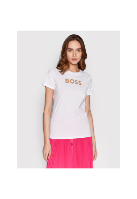 Boss Тишърт C_Elogo_5 50468356 Бял Regular Fit - Pepit.bg