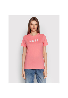 Boss Тишърт C_Elogo_5 50468356 Розов Regular Fit - Pepit.bg