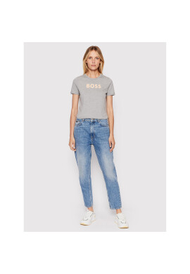 Boss Тишърт C_Elogo_7 50472255 Сив Regular Fit - Pepit.bg