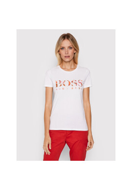 Boss Тишърт C_Eti1 5045568 Бял Slim Fit - Pepit.bg