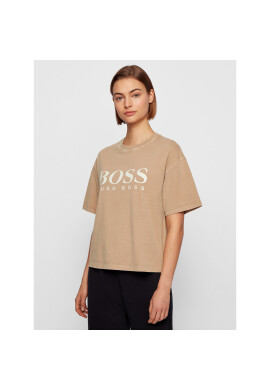 Boss Тишърт C_Evina_Active 50457388 Бежов Relaxed Fit - Pepit.bg