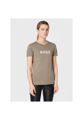 Boss Тишърт C Logo 5 50468356 Кафяв Regular Fit - Pepit.bg