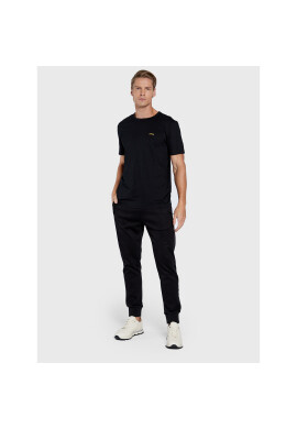 Boss Тишърт Curved Logo 50469045 Черен Regular Fit - Pepit.bg