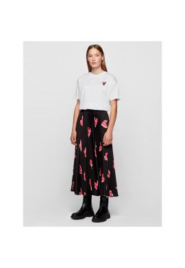 Boss Тишърт Elenas 50444750 Бял Regular Fit - Pepit.bg