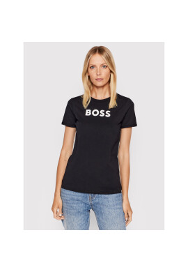 Boss Тишърт Elogo 7 50472255 Черен Regular Fit - Pepit.bg