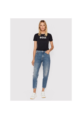 Boss Тишърт Elogo 7 50472255 Черен Regular Fit - Pepit.bg
