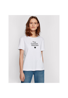 Boss Тишърт Eromance_Vd 50452527 Бял Regular Fit - Pepit.bg