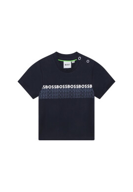 Boss Тишърт J05A03 M Тъмносин Regular Fit - Pepit.bg