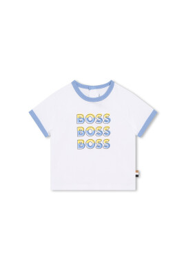 Boss Тишърт J05A07 M Бял Regular Fit - Pepit.bg